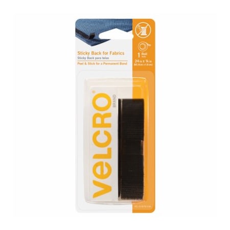 Velcro Brand 24x34 BLK Hook And Loop Back VEL-91878-USA